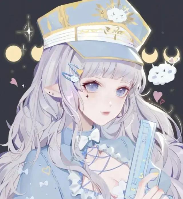 二次元动漫女生头像｜因为喜欢，所以情愿
