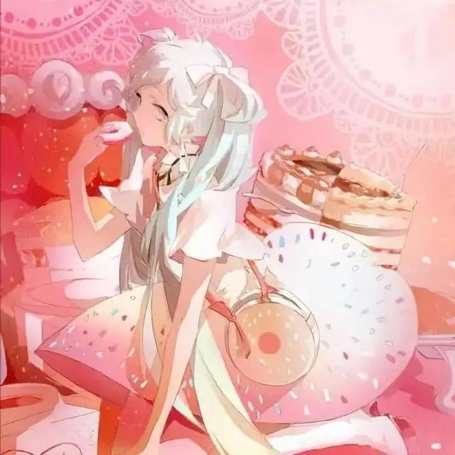 唯美风动漫女生头像：请你爱这个世界，也要爱我