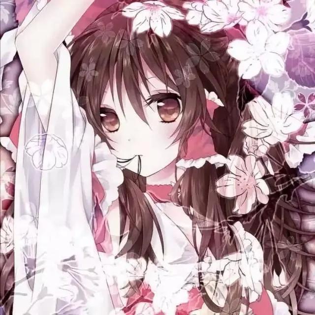 唯美风动漫女生头像：请你爱这个世界，也要爱我