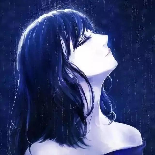唯美风动漫女生头像：请你爱这个世界，也要爱我