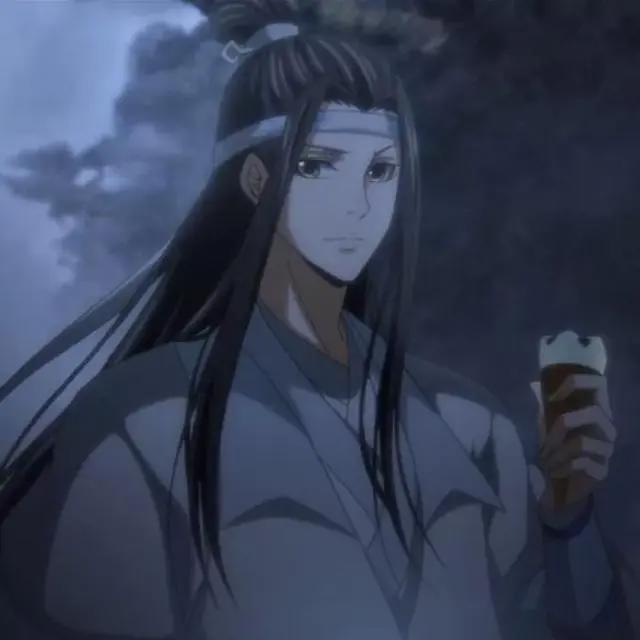 男生动漫头像｜无水印｜自截《魔道祖师》蓝忘机头像汇总