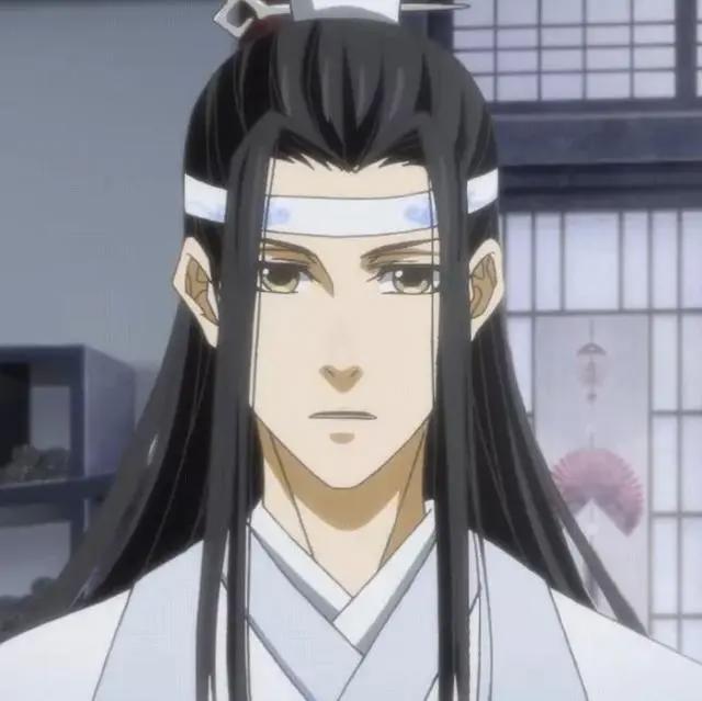 男生动漫头像｜无水印｜自截《魔道祖师》蓝忘机头像汇总