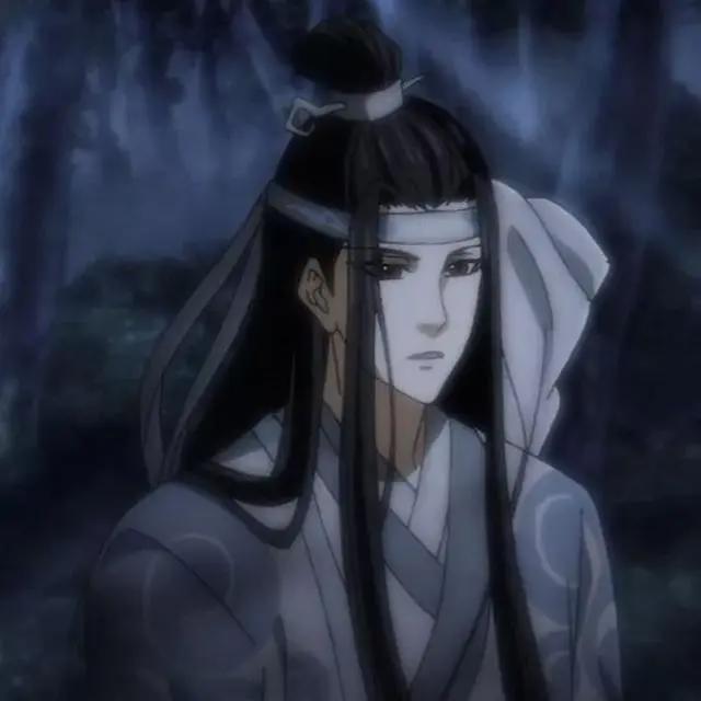 男生动漫头像｜无水印｜自截《魔道祖师》蓝忘机头像汇总