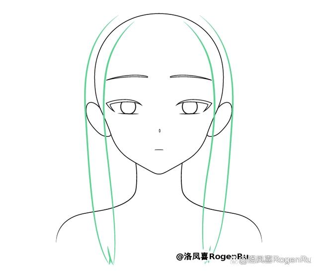 如何画动漫人物头像简易教程