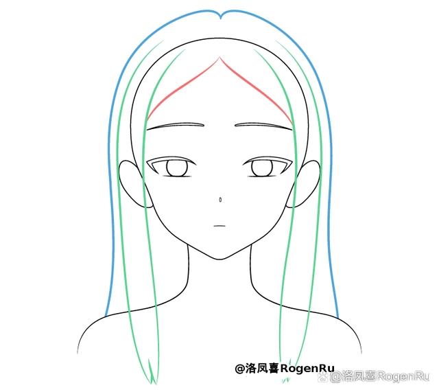 如何画动漫人物头像简易教程