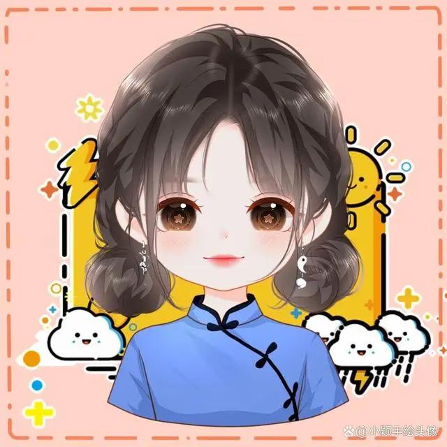 可爱动漫头像，让手绘丰富你的国庆假期，意义非凡