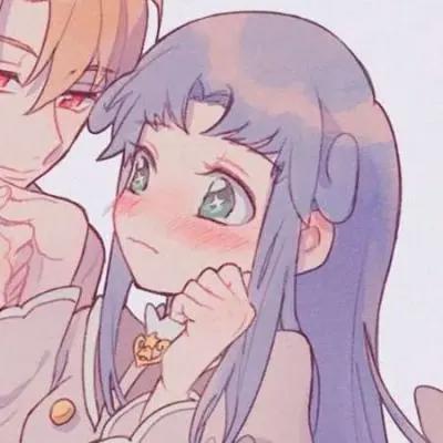 唯美风动漫情侣头像&满眼都是你的人才能配得上你全部的爱意