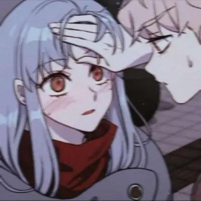 唯美风动漫情侣头像&满眼都是你的人才能配得上你全部的爱意