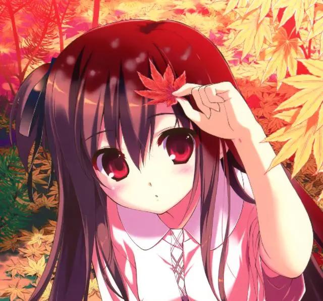 动漫头像：二次元乖巧女生，换一个头像换一种心情！