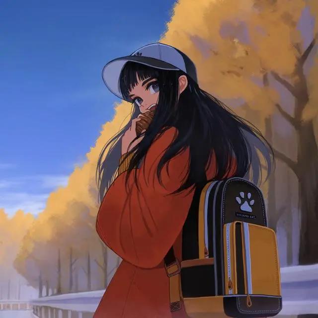 可爱的动漫女生头像，温柔女头