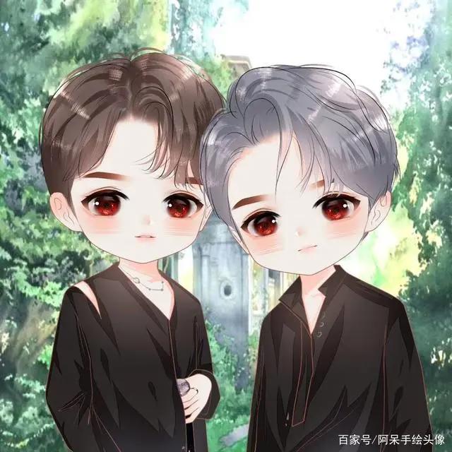 卡通手绘头像，男生也能如此可爱