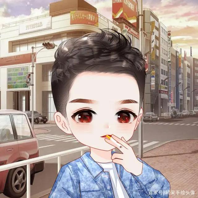 卡通手绘头像，男生也能如此可爱