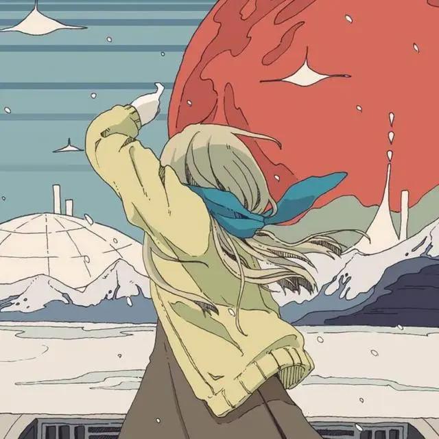 动漫头像丨别让平淡的生活耗尽所有向往