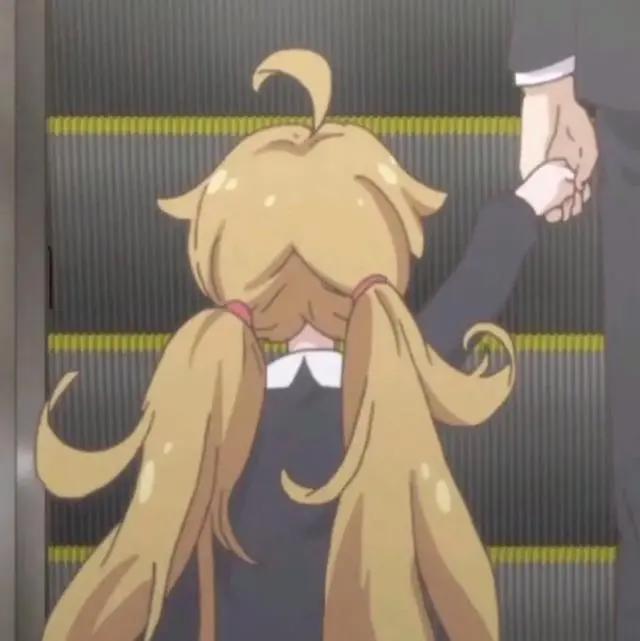 可爱动漫气质风情侣头像，无水印