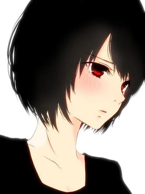 动漫美图：暗黑系头像，气质高贵，打扮华丽的二次元美少女！