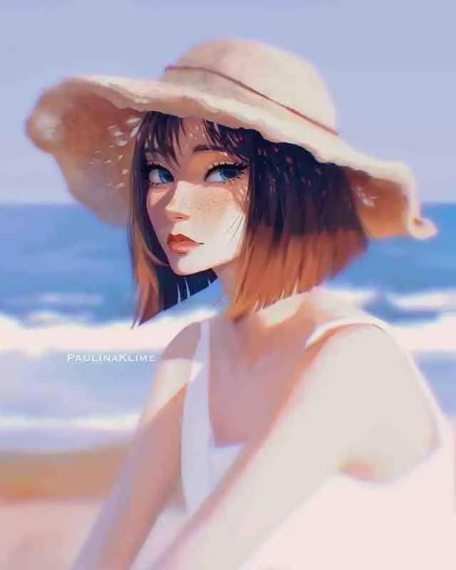 高冷霸气的氛围感满满的动漫女生头像