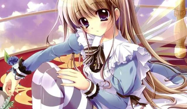 动漫头像：可爱女生系列，平凡的笑容让人倍感温暖！