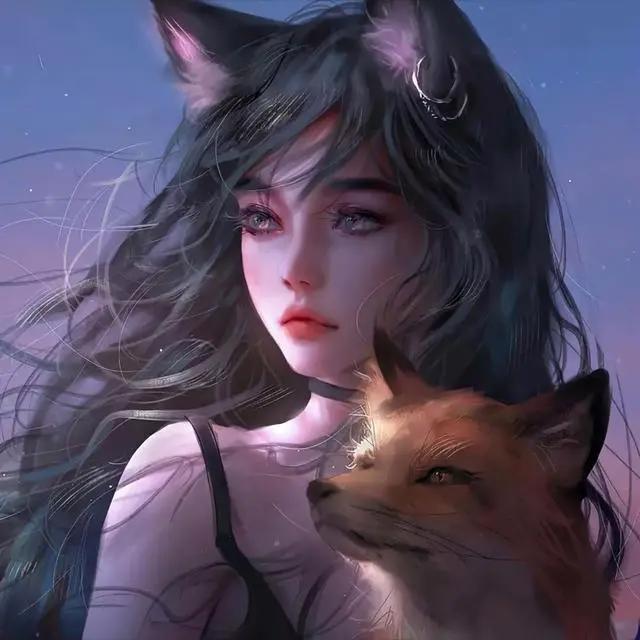 温柔仙气动漫头像C位动漫女生头像