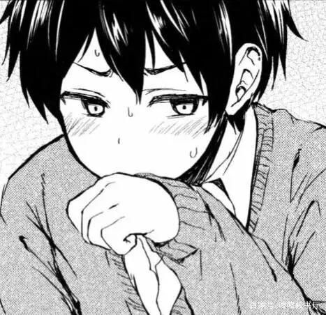 黑白动漫男女生可爱头像