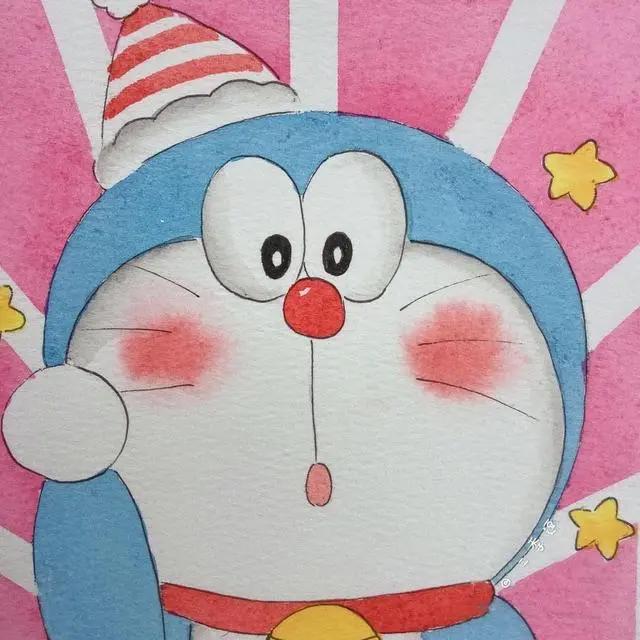 彩绘卡通动漫头像，满满童年纯真的样子