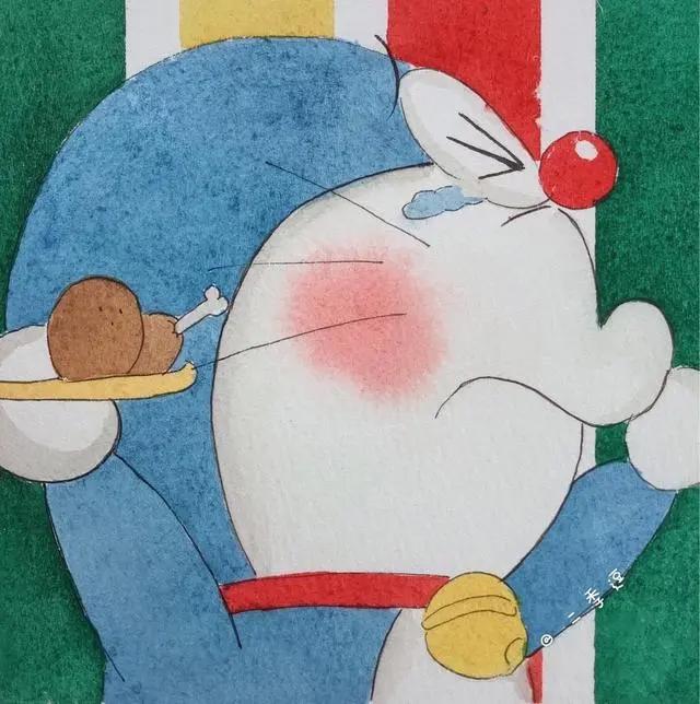 彩绘卡通动漫头像，满满童年纯真的样子