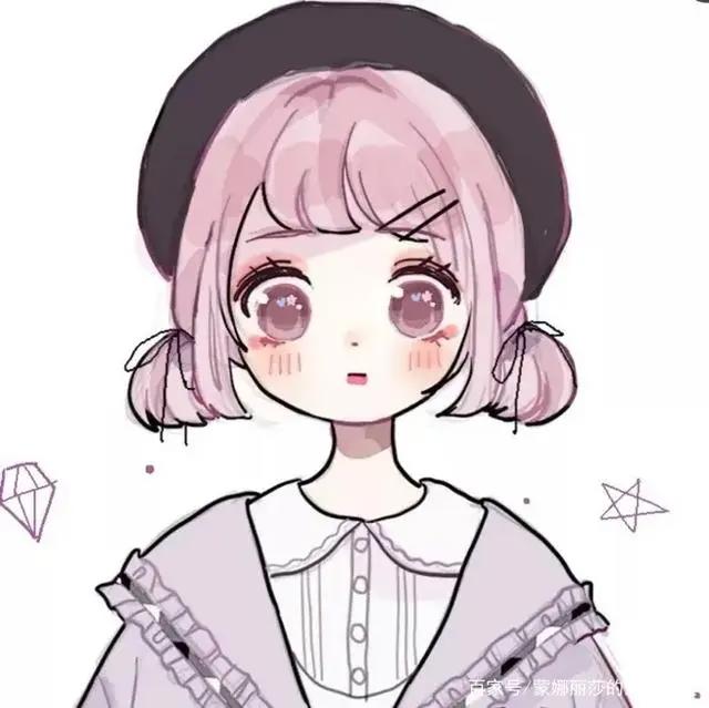 动漫女生头像清纯动人可爱日系少女唯美