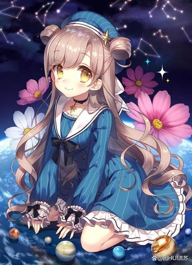 二次元动漫美少女头像壁纸