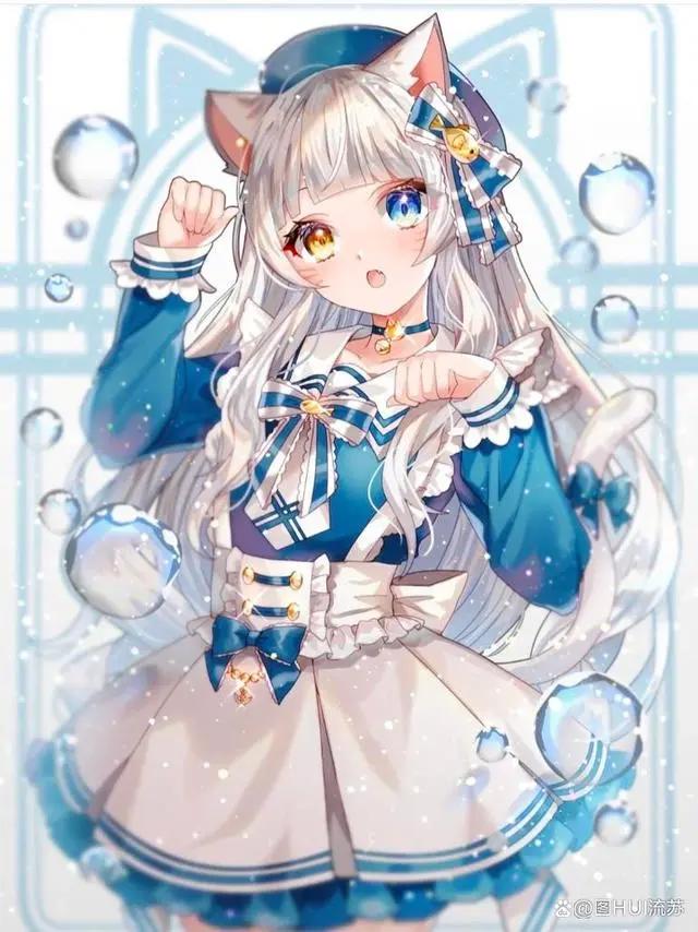 二次元动漫美少女头像壁纸