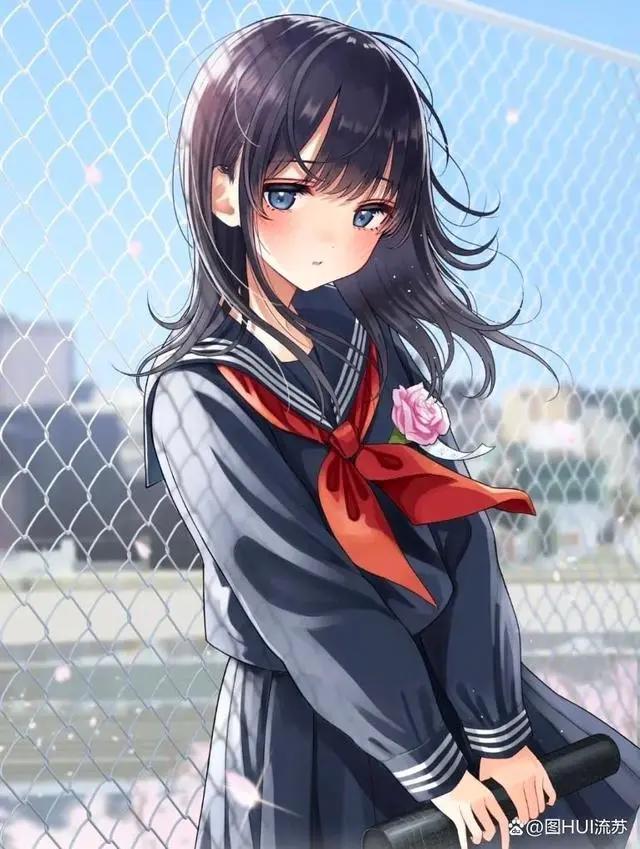 二次元动漫美少女头像壁纸