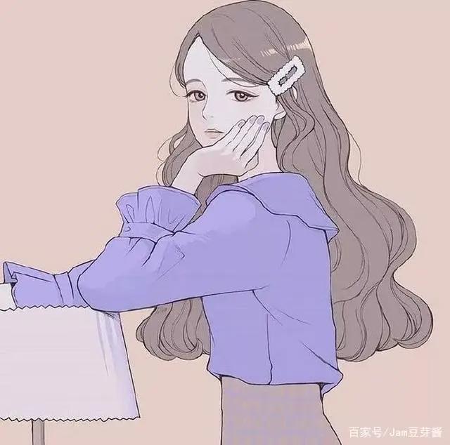 一组少女心十足的好看插画，很适合做卡通动漫头像哦！