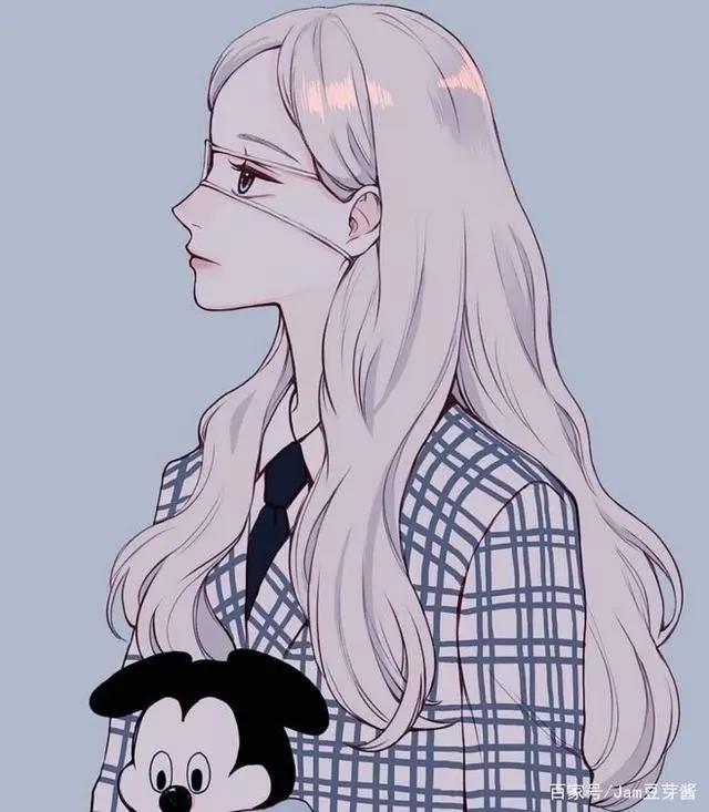 一组少女心十足的好看插画，很适合做卡通动漫头像哦！