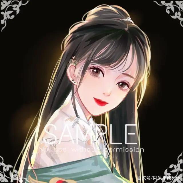 动漫手绘女生头像系列，快设计一个专属头像吧