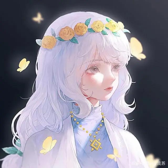 二次元女生卡通头像快来领取你的心动头像吧