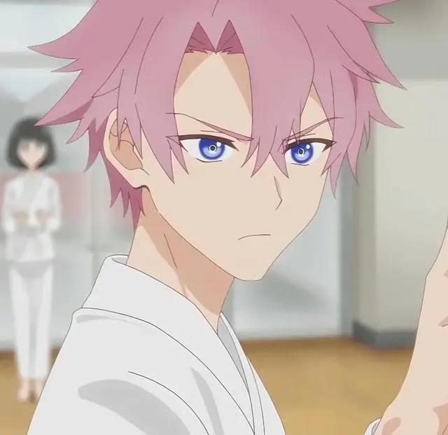 动漫头像粉发系列