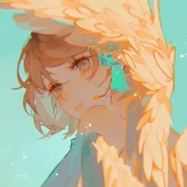动漫头像：1107可爱治愈系动漫卡通女生头像