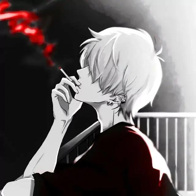 动漫头像：黑暗高冷系列