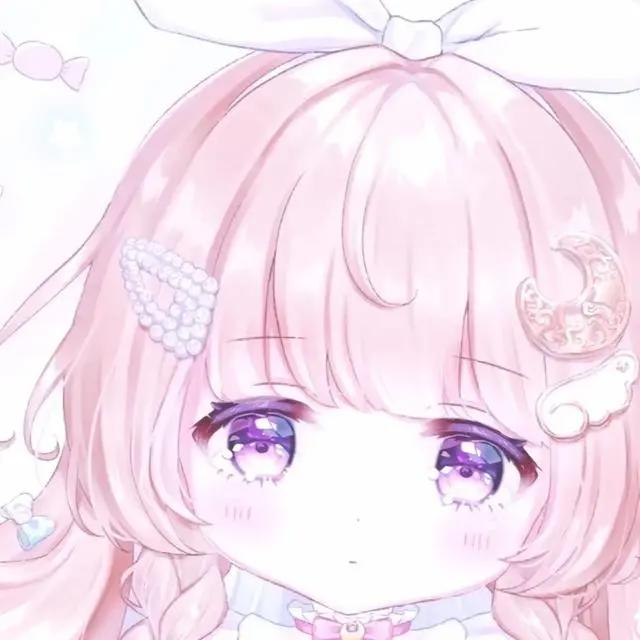 粉色系可爱女生动漫头像满满的少女心令人心动