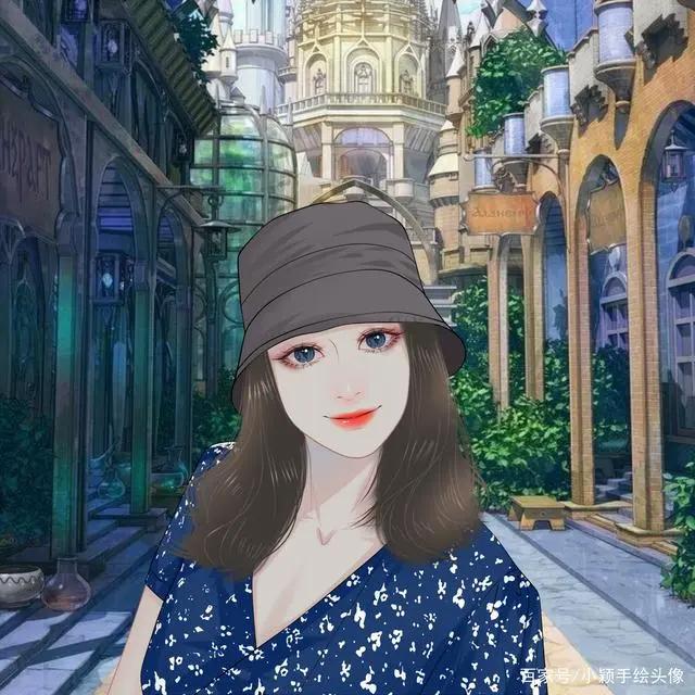 简单漫画头像，简单生活态度，美好总会悄然而至