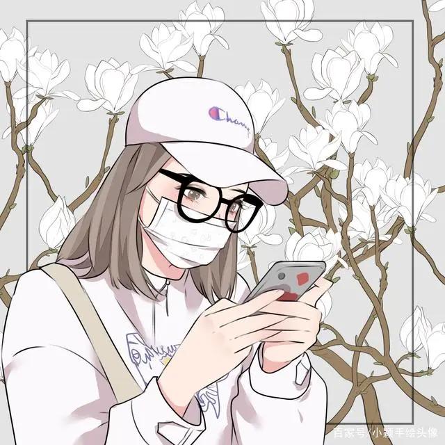 简单漫画头像，简单生活态度，美好总会悄然而至