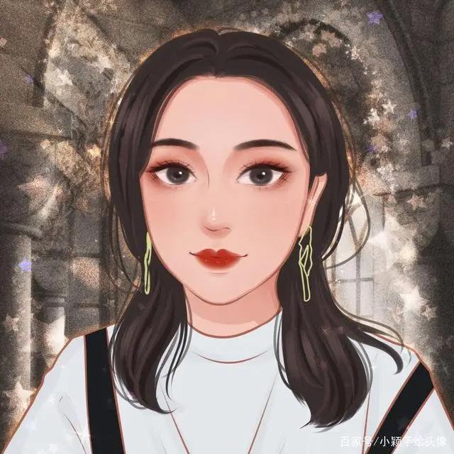 简单漫画头像，简单生活态度，美好总会悄然而至