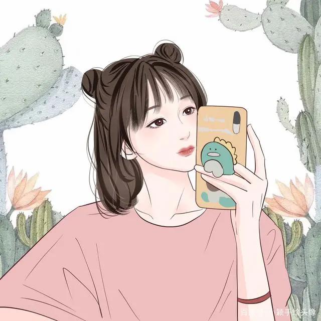 简单漫画头像，简单生活态度，美好总会悄然而至