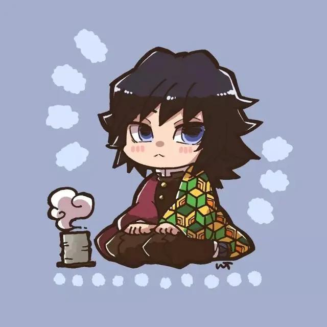 动漫头像，16张Q版鬼灭之刃头像，小姐姐都喜欢