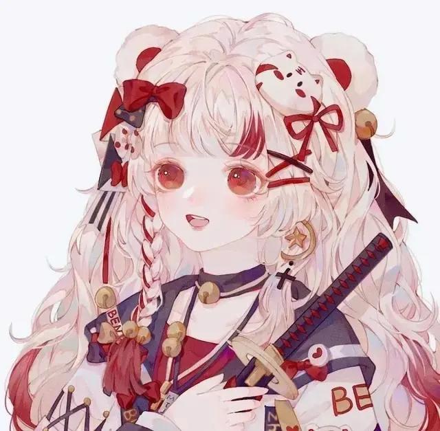 温柔耐看动漫女生头像鲜艳夺目又可人喜欢