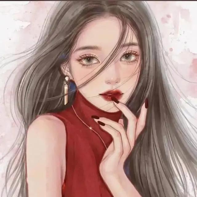 温柔耐看动漫女生头像鲜艳夺目又可人喜欢