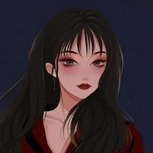 九张高清动漫女生头像另赠超火的朋友圈文案