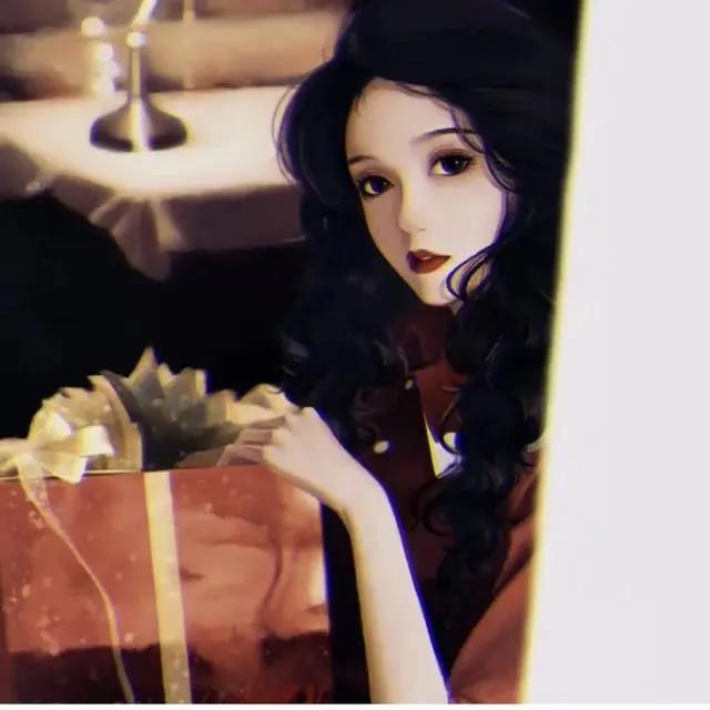 动漫风格可爱女生头像