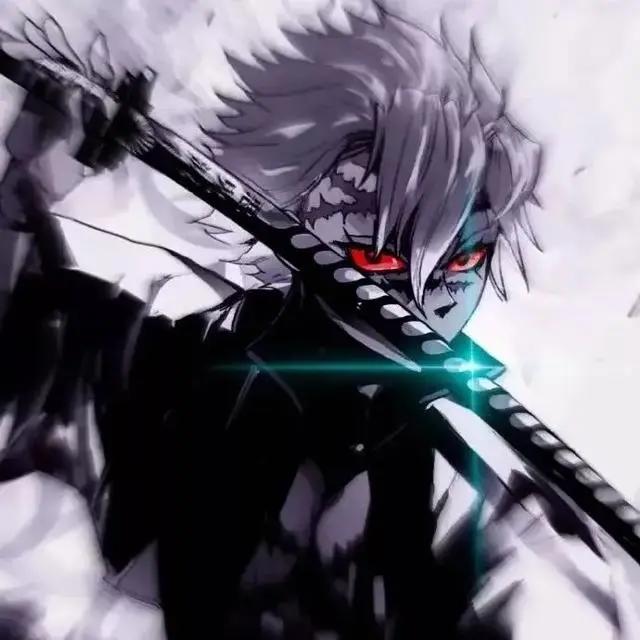 动漫头像：暗黑系男生动漫头像，愿你坚定而温柔