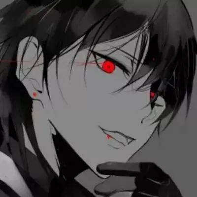 动漫头像：暗黑系男生动漫头像，愿你坚定而温柔