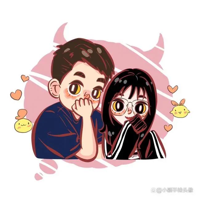 卡通动漫头像，手绘记录简单生活，头像传递美好幸福