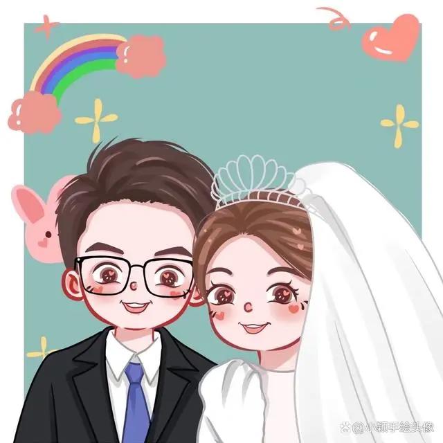 卡通动漫头像，手绘记录简单生活，头像传递美好幸福